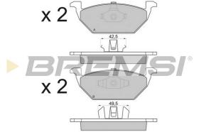 Bremsi BP2835 - PASTTILLA DE  FRENO | BRAKE PADS