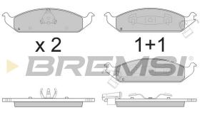 Bremsi BP2837 - PASTTILLA DE  FRENO | BRAKE PADS