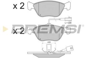 Bremsi BP2838 - PASTTILLA DE  FRENO | BRAKE PADS