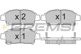 Bremsi BP2839 - PASTTILLA DE  FRENO | BRAKE PADS