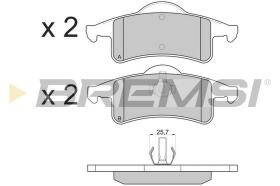 Bremsi BP2855 - PASTTILLA DE  FRENO | BRAKE PADS