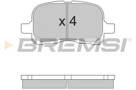 Bremsi BP2859 - PASTTILLA DE  FRENO | BRAKE PADS