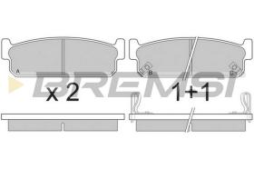 Bremsi BP2860 - PASTILLA DE FRENO | BRAKE PADS