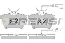 Bremsi BP2867 - PASTTILLA DE  FRENO | BRAKE PADS