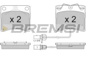 Bremsi BP2869 - PASTILLA DE FRENO | BRAKE PADS