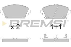 Bremsi BP2870 - PASTTILLA DE  FRENO | BRAKE PADS