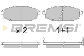 Bremsi BP2871 - PASTILLA DE FRENO | BRAKE PADS