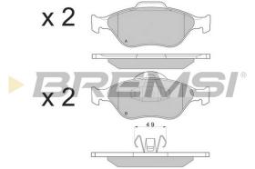 Bremsi BP2872 - PASTILLA DE FRENO | BRAKE PADS