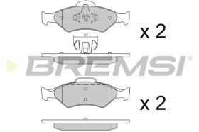 Bremsi BP2873 - PASTIGLIE FRENO | BRAKE PADS