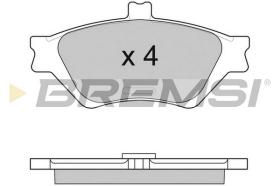 Bremsi BP2875 - PASTILLA DE FRENO | BRAKE PADS