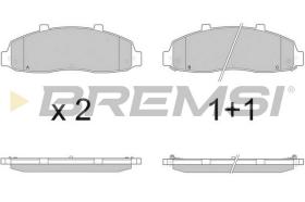 Bremsi BP2877 - PASTTILLA DE  FRENO | BRAKE PADS