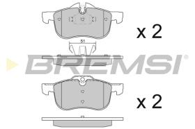 Bremsi BP2878 - PASTIGLIE FRENO | BRAKE PADS