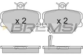 Bremsi BP2881 - PASTTILLA DE  FRENO | BRAKE PADS
