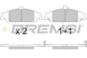 Bremsi BP2882 - PASTTILLA DE  FRENO | BRAKE PADS