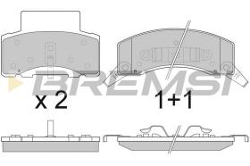 Bremsi BP2886 - PASTTILLA DE  FRENO | BRAKE PADS