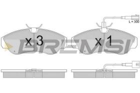Bremsi BP2889 - PASTIGLIE FRENO | BRAKE PADS