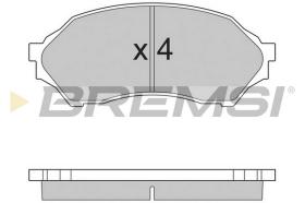 Bremsi BP2895 - PASTILLA DE FRENO | BRAKE PADS