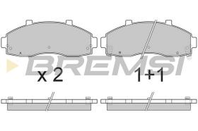 Bremsi BP2901 - PASTTILLA DE  FRENO | BRAKE PADS
