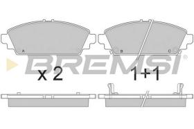 Bremsi BP2904 - PASTILLA DE FRENO | BRAKE PADS