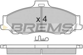 Bremsi BP2905 - PASTILLA DE FRENO | BRAKE PADS