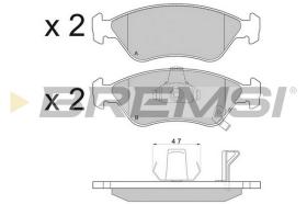 Bremsi BP2910 - PASTILLA DE FRENO | BRAKE PADS