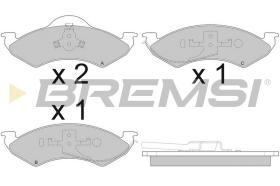 Bremsi BP2919 - PASTTILLA DE  FRENO | BRAKE PADS