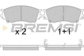 Bremsi BP2923 - PASTILLA DE FRENO | BRAKE PADS