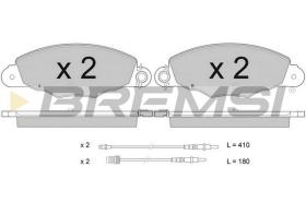 Bremsi BP2930 - PASTILLA DE FRENO | BRAKE PADS