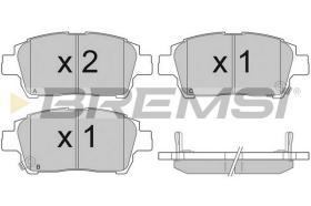 Bremsi BP2931 - PASTTILLA DE  FRENO | BRAKE PADS