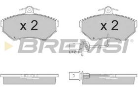 Bremsi BP2935 - PASTTILLA DE  FRENO | BRAKE PADS