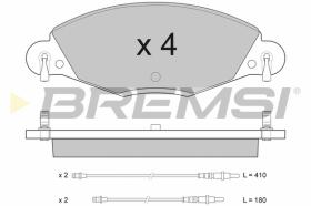 Bremsi BP2937 - PASTIGLIE FRENO | BRAKE PADS