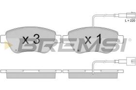 Bremsi BP2942 - PASTTILLA DE  FRENO | BRAKE PADS