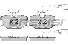 Bremsi BP2946 - PASTTILLA DE  FRENO | BRAKE PADS