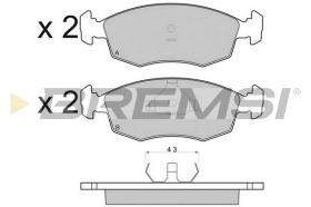 Bremsi BP2950 - PASTIGLIE FRENO | BRAKE PADS