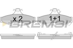 Bremsi BP2956 - PASTIGLIE FRENO | BRAKE PADS