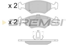 Bremsi BP2959 - PASTTILLA DE  FRENO | BRAKE PADS