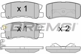 Bremsi BP2965 - PASTILLA DE FRENO | BRAKE PADS