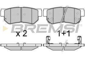 Bremsi BP2966 - PASTTILLA DE  FRENO | BRAKE PADS
