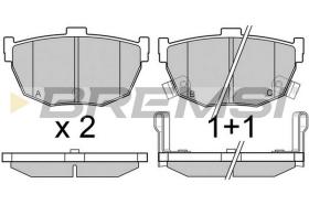 Bremsi BP2967 - PASTTILLA DE  FRENO | BRAKE PADS