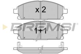 Bremsi BP2968 - PASTILLA DE FRENO | BRAKE PADS