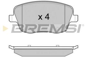 Bremsi BP2973 - PASTIGLIE FRENO | BRAKE PADS
