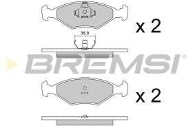 Bremsi BP2977 - PASTILLA DE FRENO | BRAKE PADS