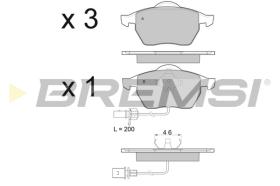 Bremsi BP2978 - PASTIGLIE FRENO | BRAKE PADS