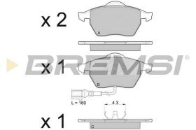 Bremsi BP2984 - PASTTILLA DE  FRENO | BRAKE PADS