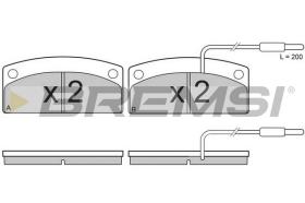 Bremsi BP3002 - PASTTILLA DE  FRENO | BRAKE PADS