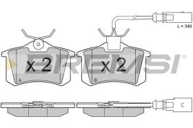 Bremsi BP3006 - PASTTILLA DE  FRENO | BRAKE PADS