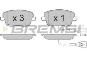 Bremsi BP3013 - PASTILLA DE FRENO | BRAKE PADS