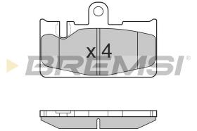 Bremsi BP3022 - PASTTILLA DE  FRENO | BRAKE PADS