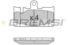 Bremsi BP3022 - PASTIGLIE FRENO | BRAKE PADS