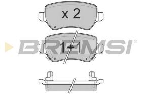 Bremsi BP3027 - PASTTILLA DE  FRENO | BRAKE PADS